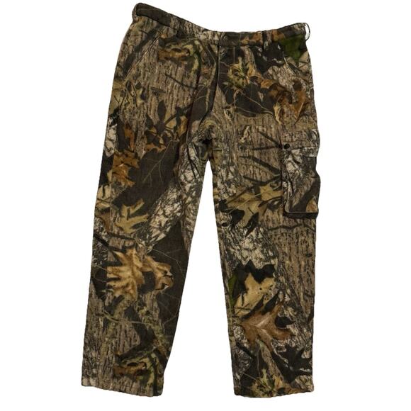 Cabela's Other - Cabelas Pants Men's 38 Regular Camo Hunting Fleece Cargo Pocket 100% Polyester